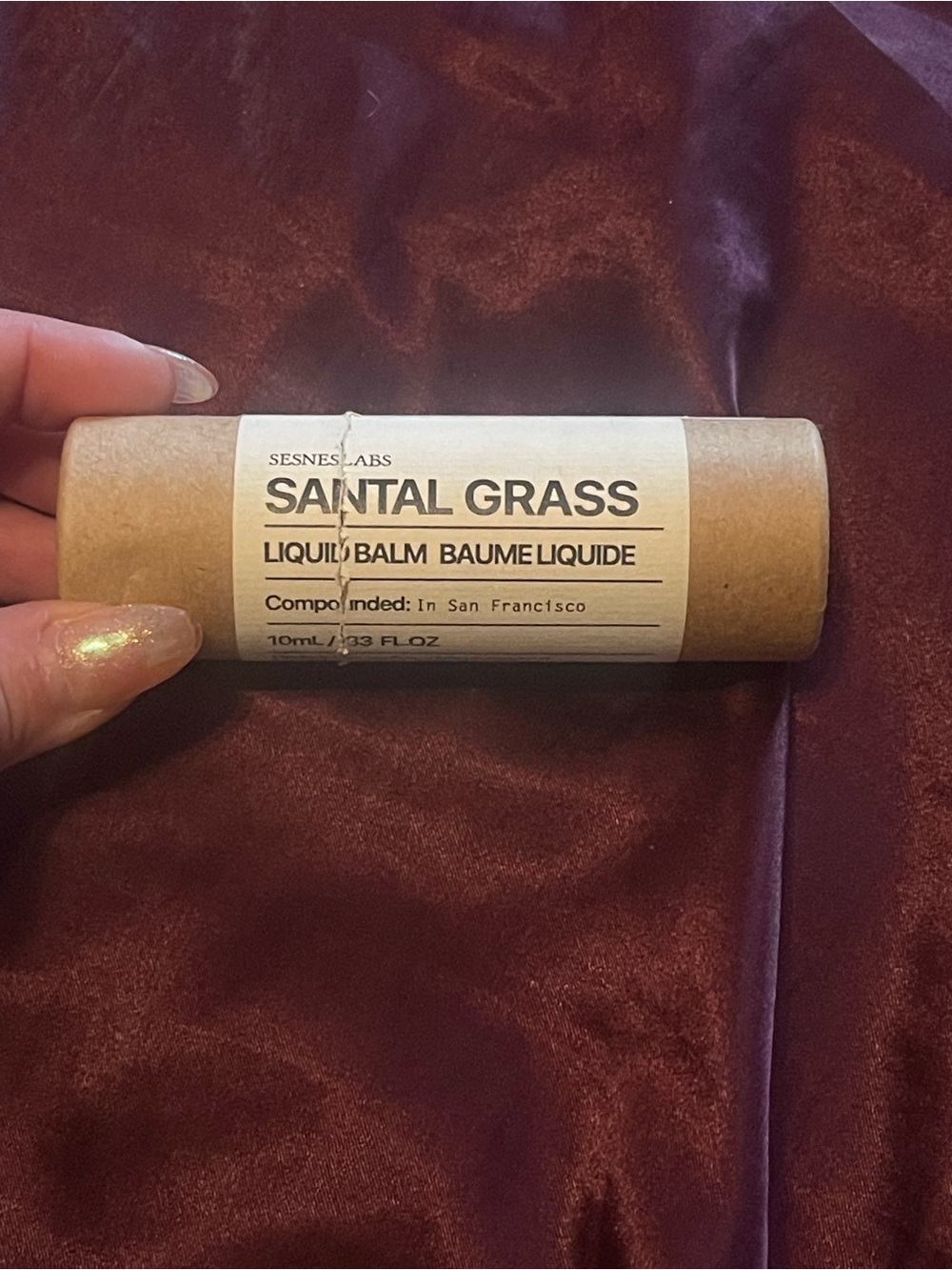 Santal Grass Liquid Balm — Brown Tube